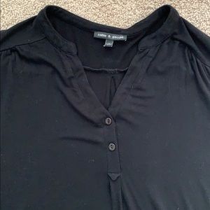 Black Cable & Gauge Blouse
